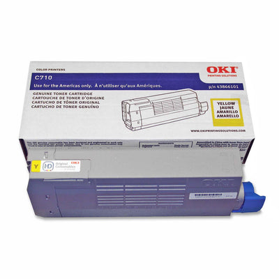 Yellow Toner OKI C710 43866101 | Print Finishing