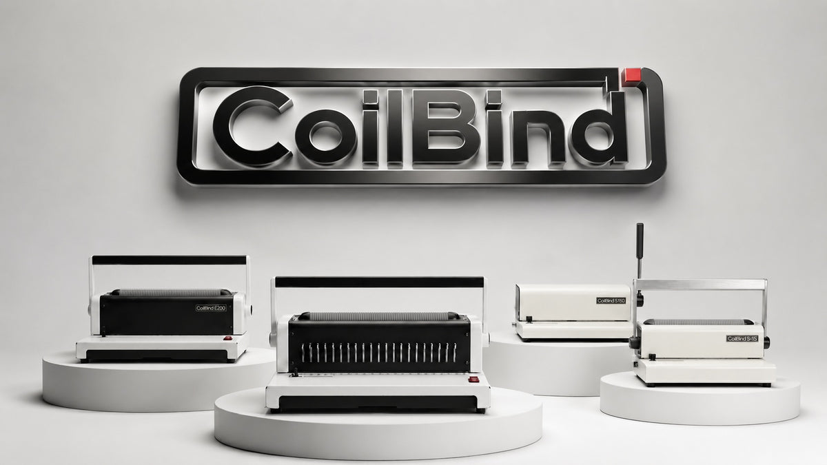 CoilBind S-12, S-15, S-20 and S-25A spiral coil binding machines