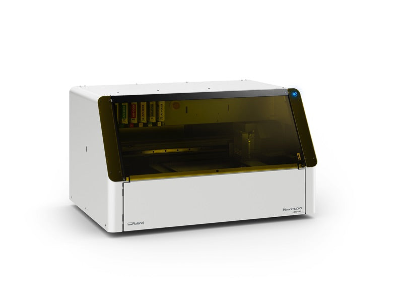 Roland BD-12 UV flatbed printer, right side view