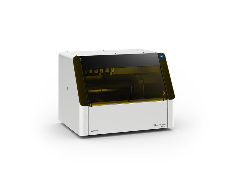 Roland BD-8 UV flatbed printer, right side view