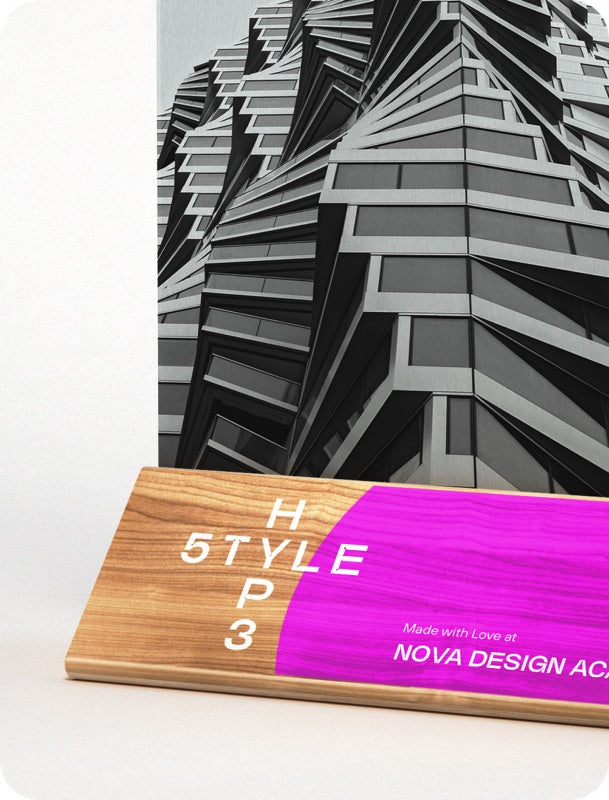 Wood surfaces printed with BD Series UV ink and primer