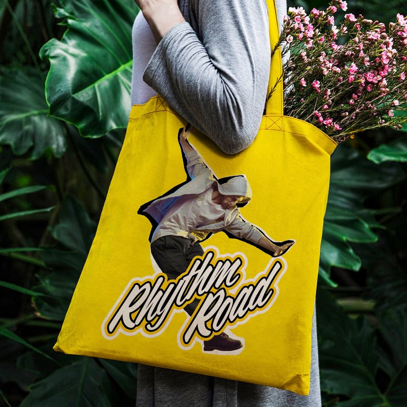 Printed tote bag decorated on a Roland VersaSTUDIO BN2