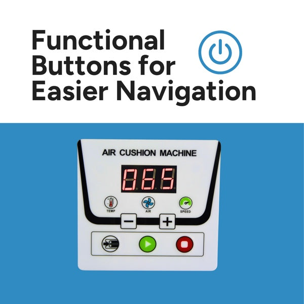 Air Cushion Machine D-60 Functional Buttons