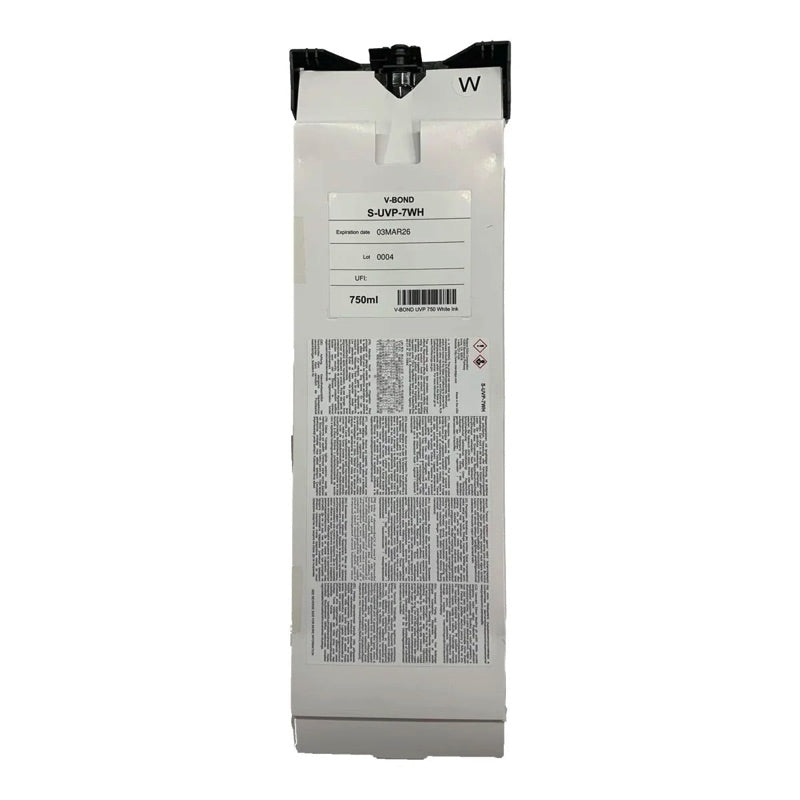 Roland V-BOND UV ink, white, 750 ml pouch