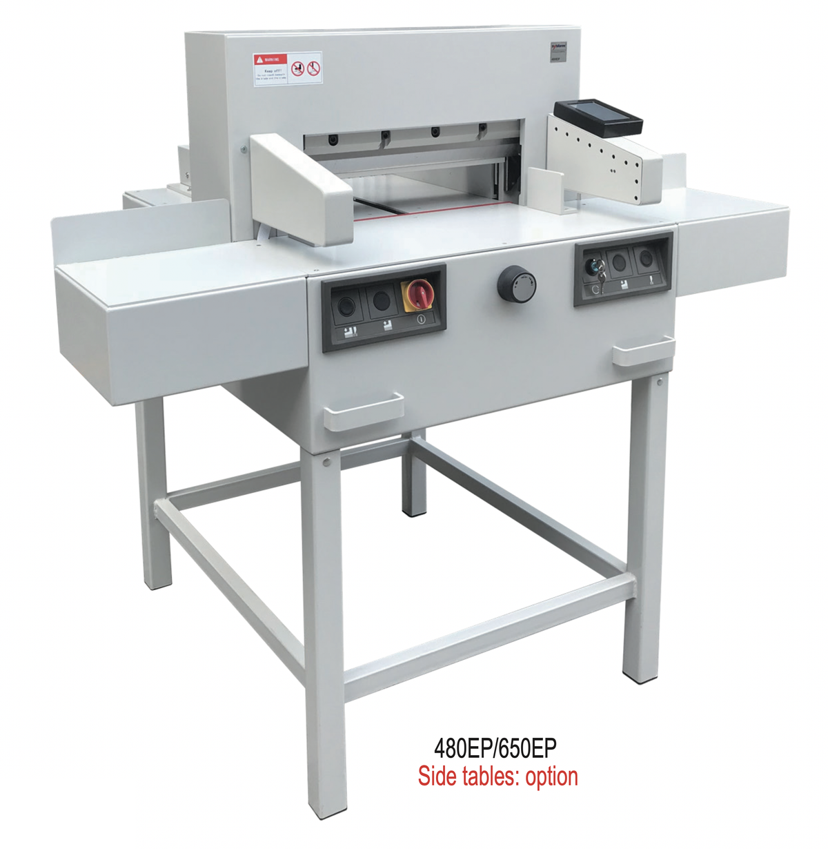 Sysform 480EP Electric Programmable Paper Cutter with Optional Side Tables