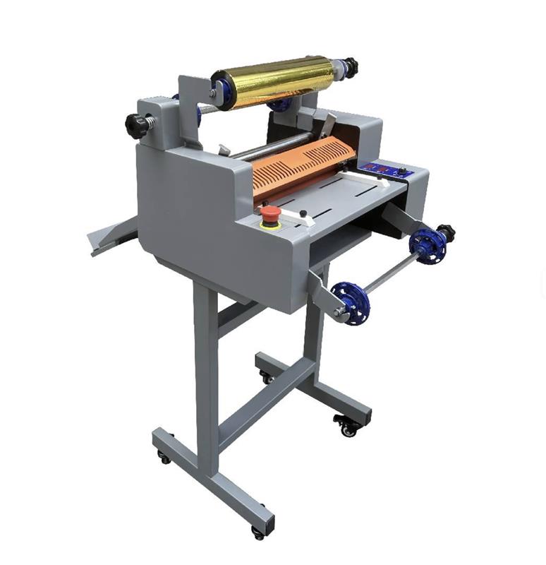 Sysform FL-360 Plus on the optional stand with a gold foil roll loaded