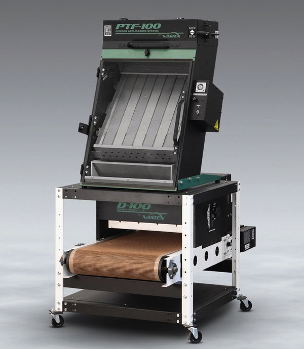 Vastex PTF-Combo 100 powder shaker and D-100 dryer