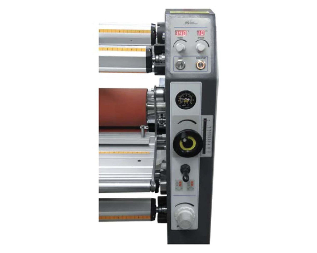 Fremont control panel: temperature, speed and pneumatic pressure