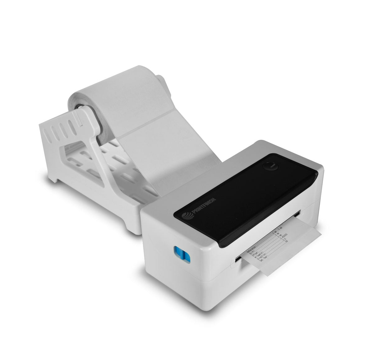 Thermal label printer with label stand