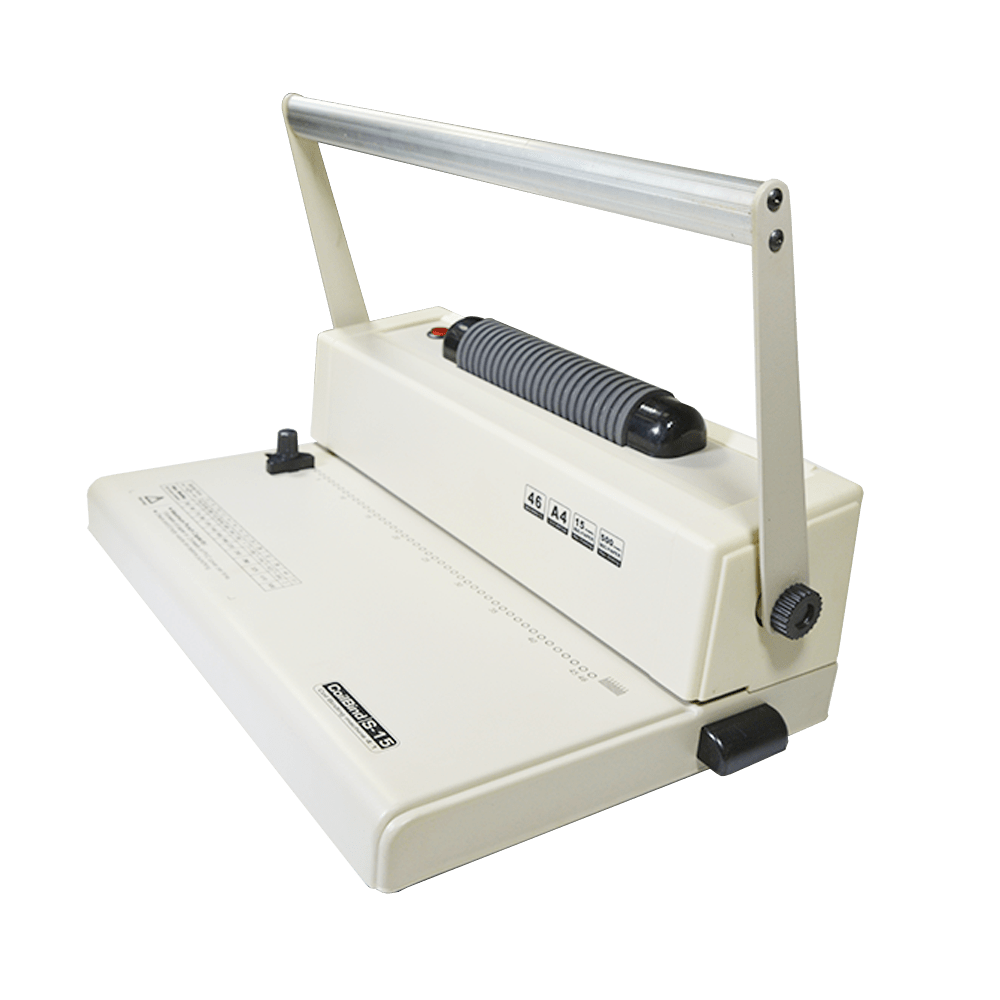 The Coilbind S-15 Manual Spiral Coil Binding Machine