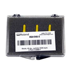 Roland Vinyl Offset Blade 45°/.25 3-Pack