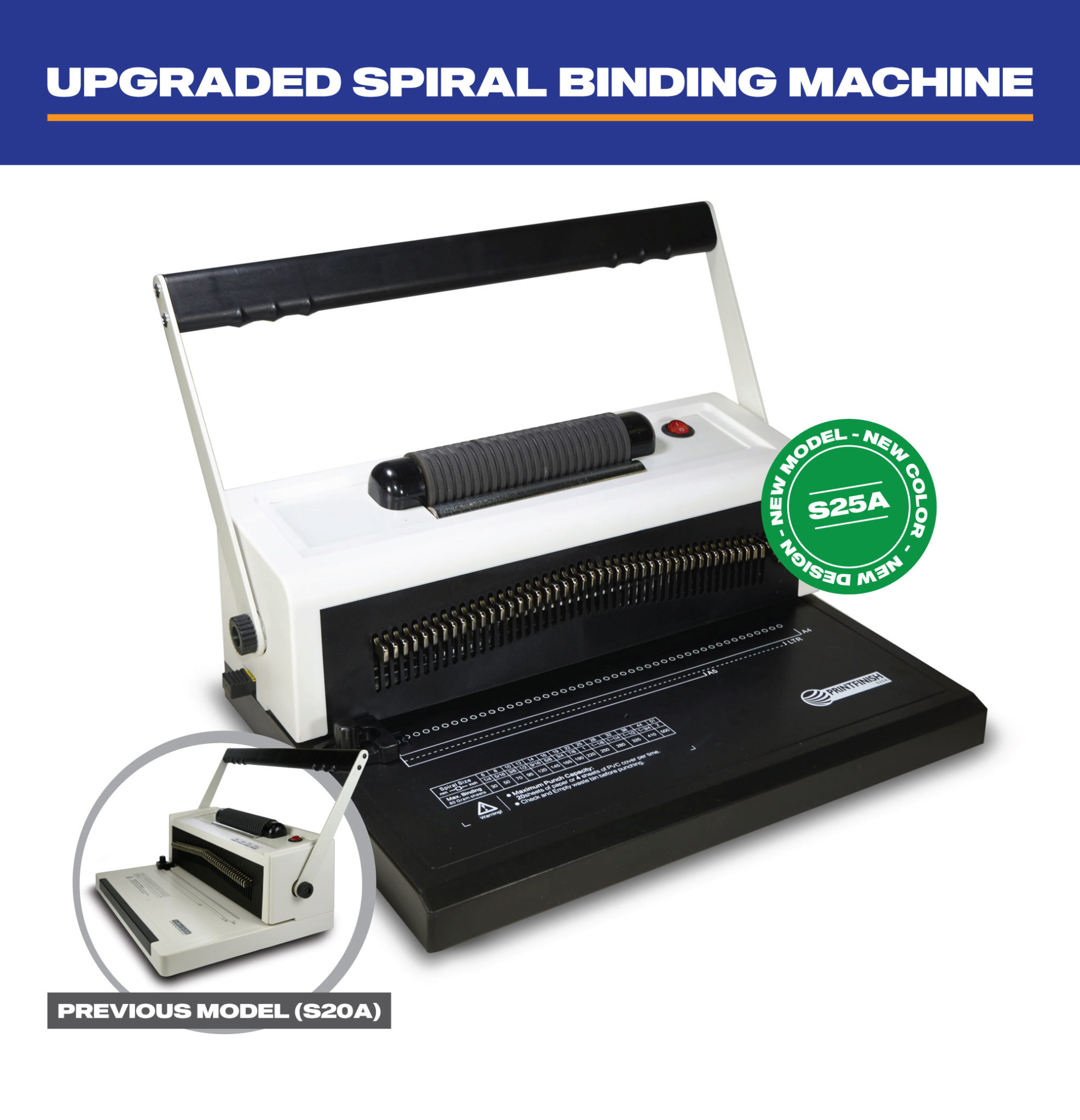 CoilBind S25A Spiral Coil Binding Machine PRINTFINISH