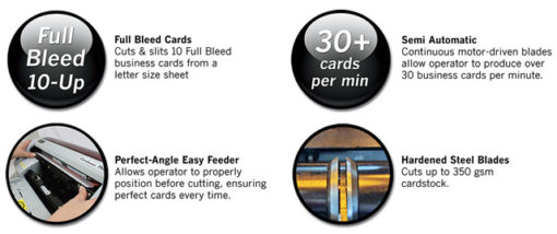Akiles CardMacPlus ElectricBusiness Card-Slitter