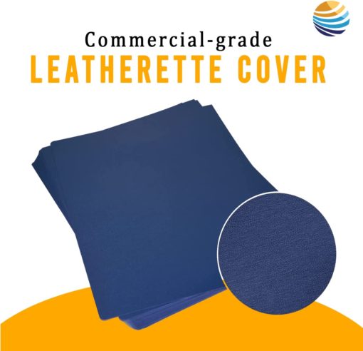 Blue Commercial-Grade Leatherette Cover