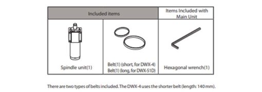 DWX-4 Spindle Replacement Kit
