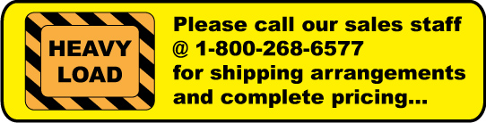 Heavy signal show to the customer to call to the sales staff about shipping costs